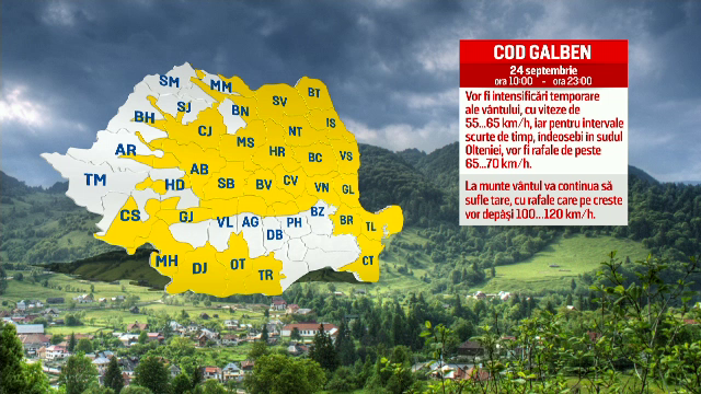 Valul de aer polar aduce temperaturi cu 10 grade mai mici în toată țara
