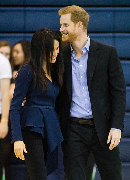 Meghan și Harry s-au întrecut la o competiție de netball