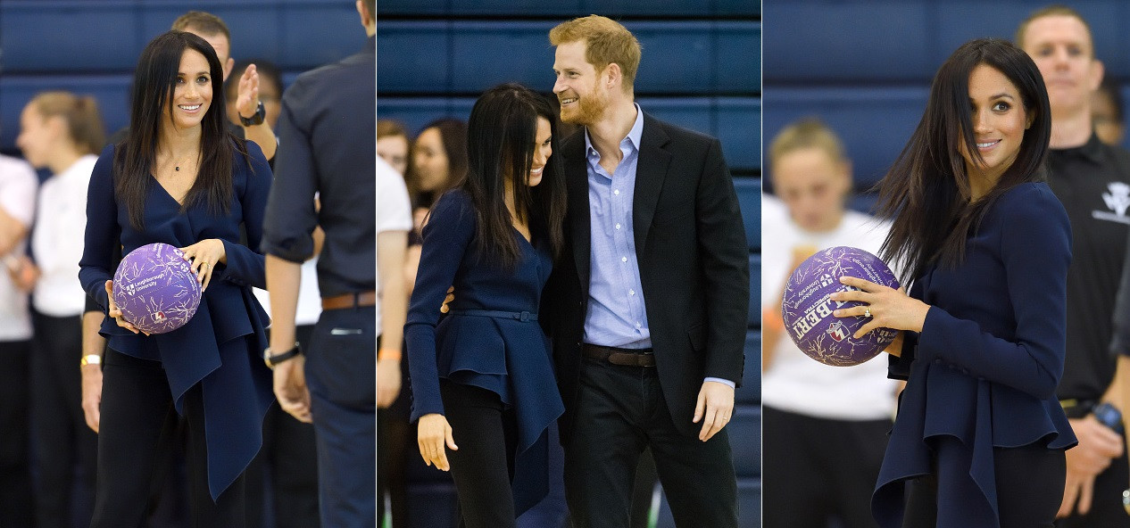 Ducele și Ducesa de Sussex s-au întrecut la netball