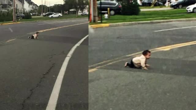 Un bărbat din New Jersey a salvat, cu mașina, un bebeluș din mijlocul șoselei