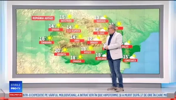 Vremea 26 septembrie 2018. Astăzi, temperaturile rămân scăzute