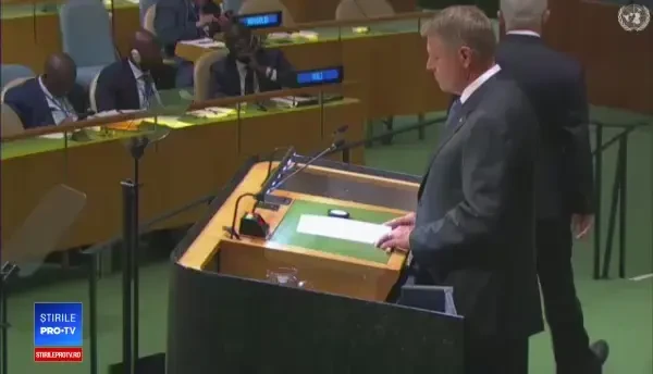 Iohannis la ONU: Există conflicte nerezolvate în zona extinsă a Mării Negre. Discursul președintelui