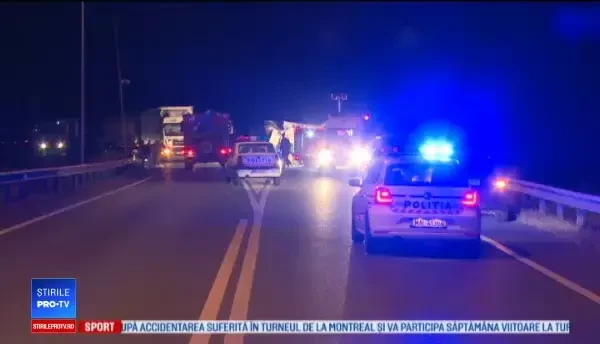 Un șofer turc a murit strivit pe A1, după ce ar fi adormit la volan