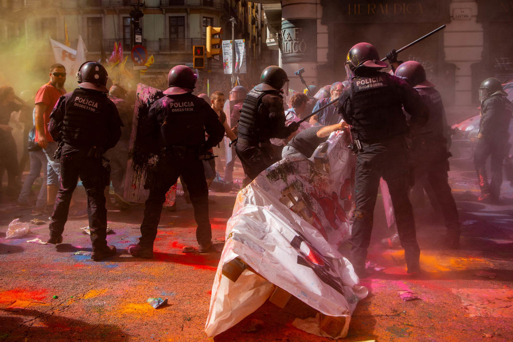 protest barcelona
