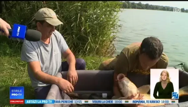 Noul record european la crap, monstrul prins lângă Capitală. L-am cântărit de faţă cu toţi