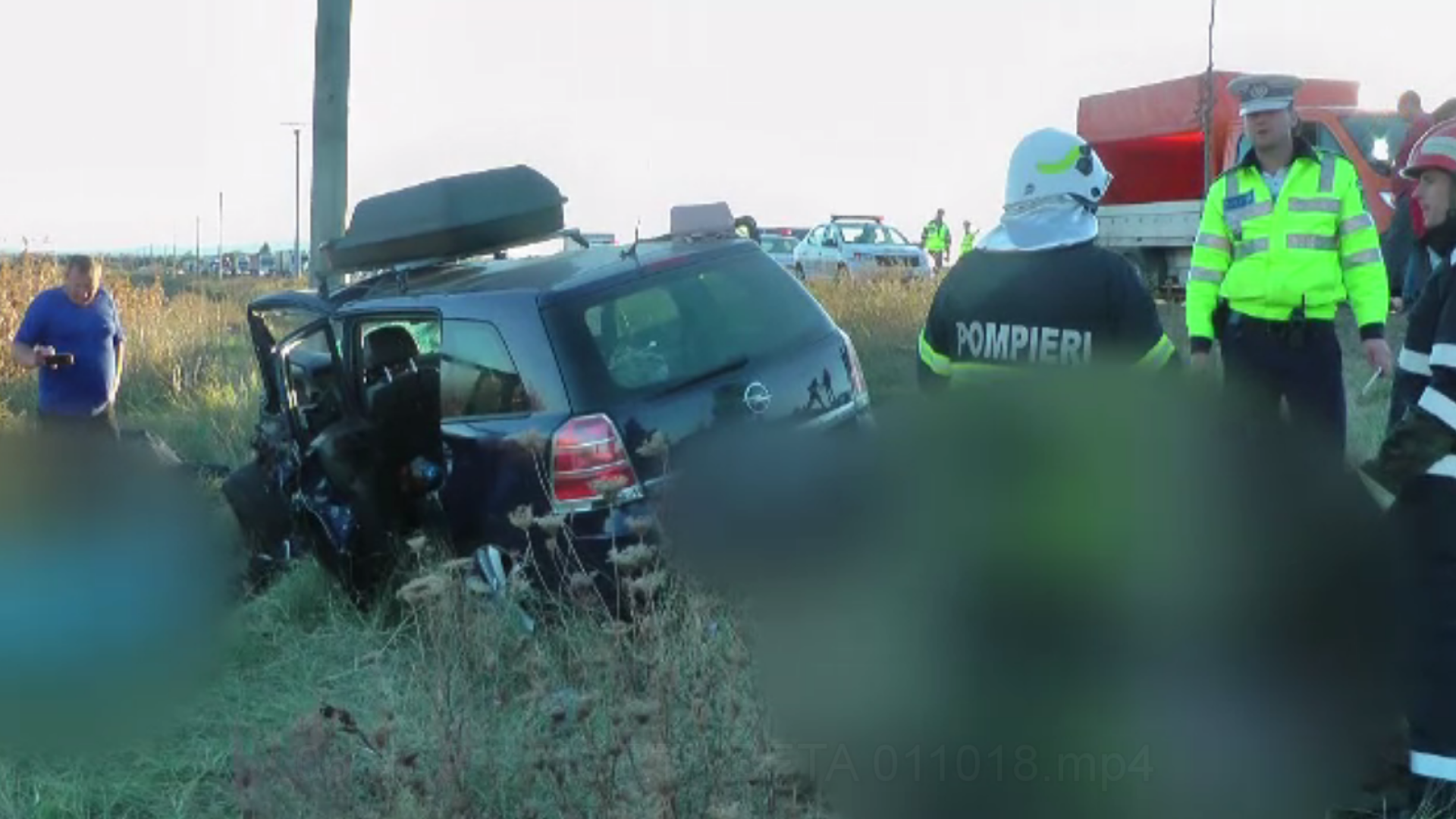 Cauza care ar fi provocat accidentul de la ieșire din Adjud, soldat cu 8 victime