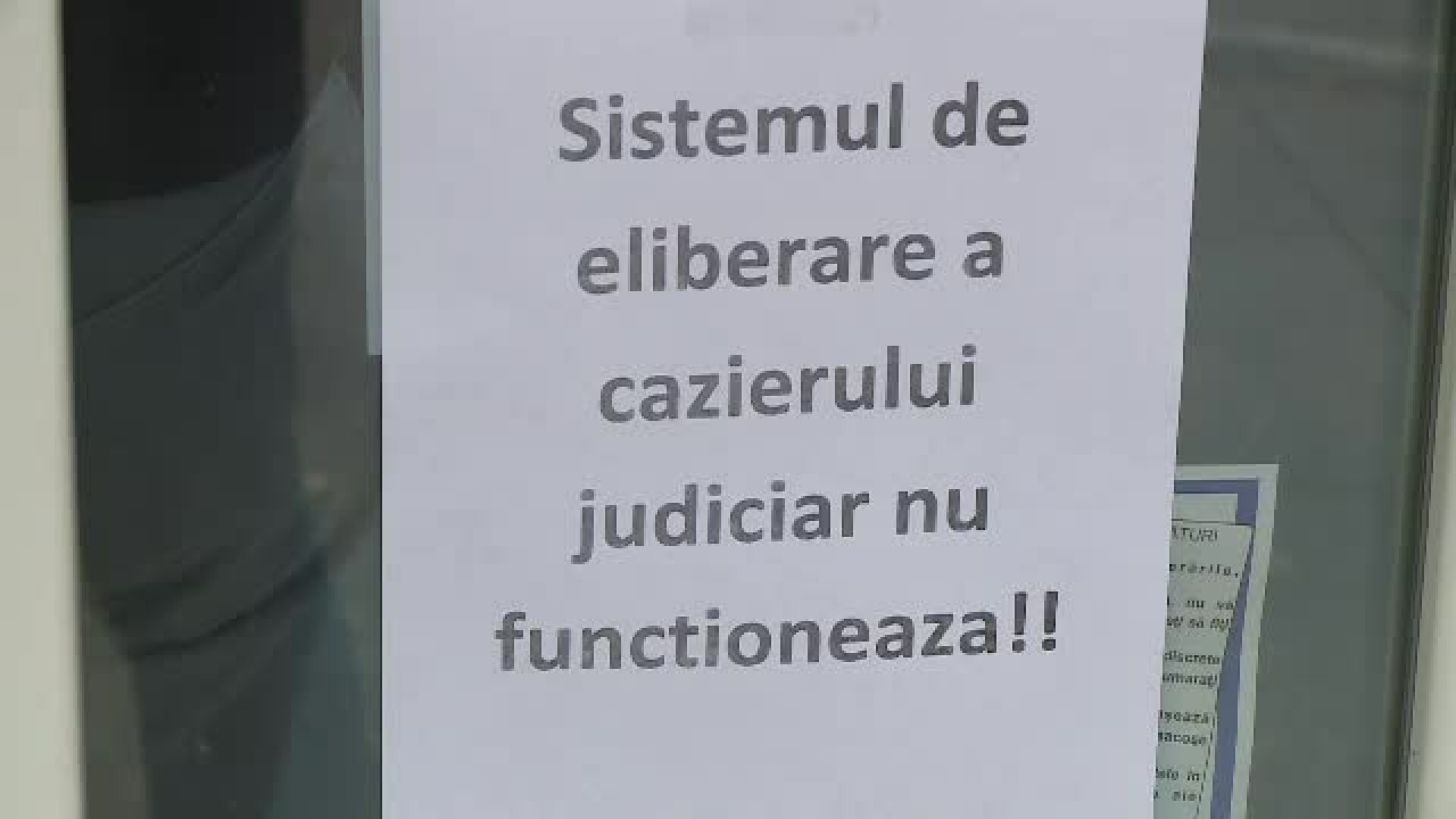 Avarie la sistemul de eliberare a cazierelor judiciare în toată țara