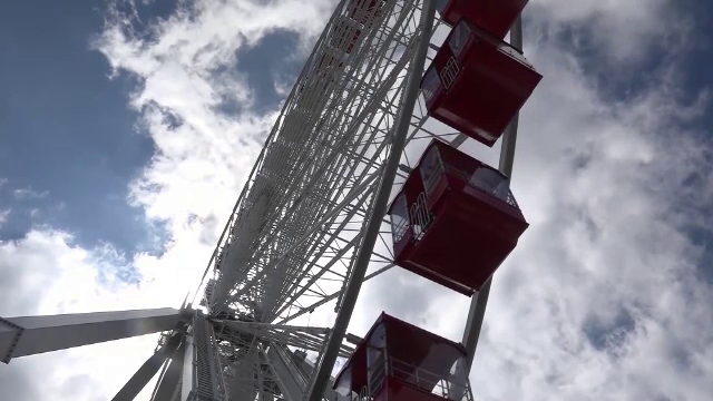 Doi americani s-au căsătorit la 150 m înălțime, în roata dintr-un parc de distracții