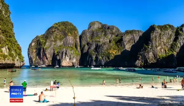 Plaja făcută celebră de filmul The Beach, închisă pe termen nedeterminat