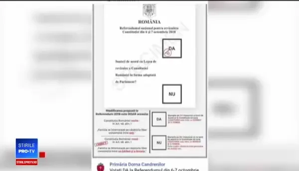 Amenzi pentru afişele pro-referendum din biserici
