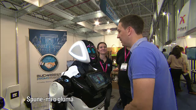 Roboţi care vorbesc şi ajută în gospodărie, la târgul IT de la Romexpo