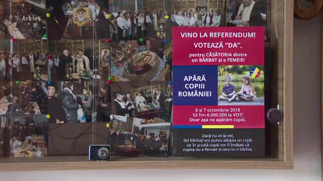 Amenda primită de un preot pentru că a lipit afişe pro-referendum în blocurile din Neamț