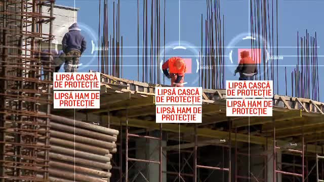 Mii de accidente, din cauză că muncitorii nu poartă echipament de protecţie. "Casca o port, dar nu acum, că nu e cazul"