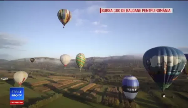 O sută de baloane cu aer cald vor fi lansate în apropiere de Baia Mare