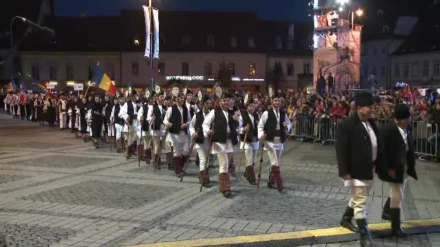 Soldaţi din Primul Război Mondial, în Sibiu. "Mă recomandă mustăcioara"