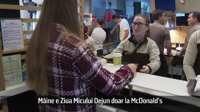 (P) Luni e Ziua Micului Dejun la McDonald's. Surprize pentru clienți până în ora 10