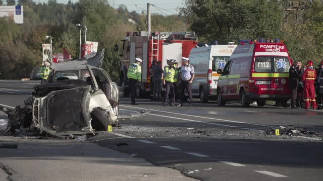 Accident grav pe DN1: doi turişti olandezi, ucişi pe loc când veneau de la Sinaia