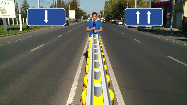 Separatoare cu role pe cele mai periculoase drumuri. Vom fi primii din Europa cu sistemul