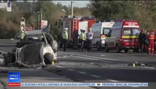 Accident grav pe DN1: doi turişti olandezi, ucişi pe loc când veneau de la Sinaia