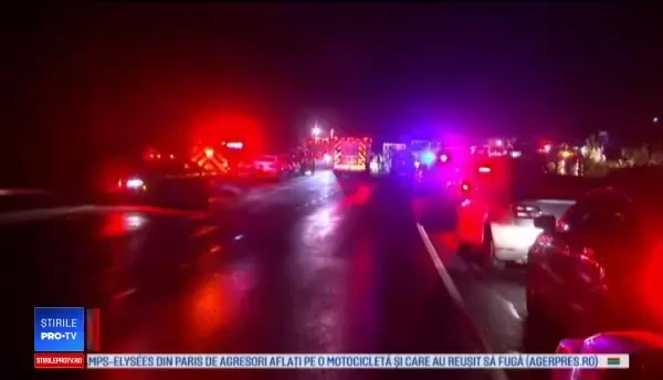 Accident cu 20 de morţi, în drum spre o petrecere. O limuzină cu tineri a făcut masacru