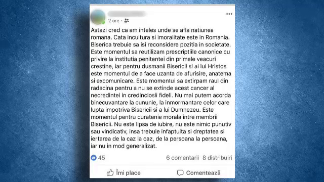 Măsura extremă propusă de un preot din Târgoviște, după referendum: „Nu mai putem acorda binecuvântare”