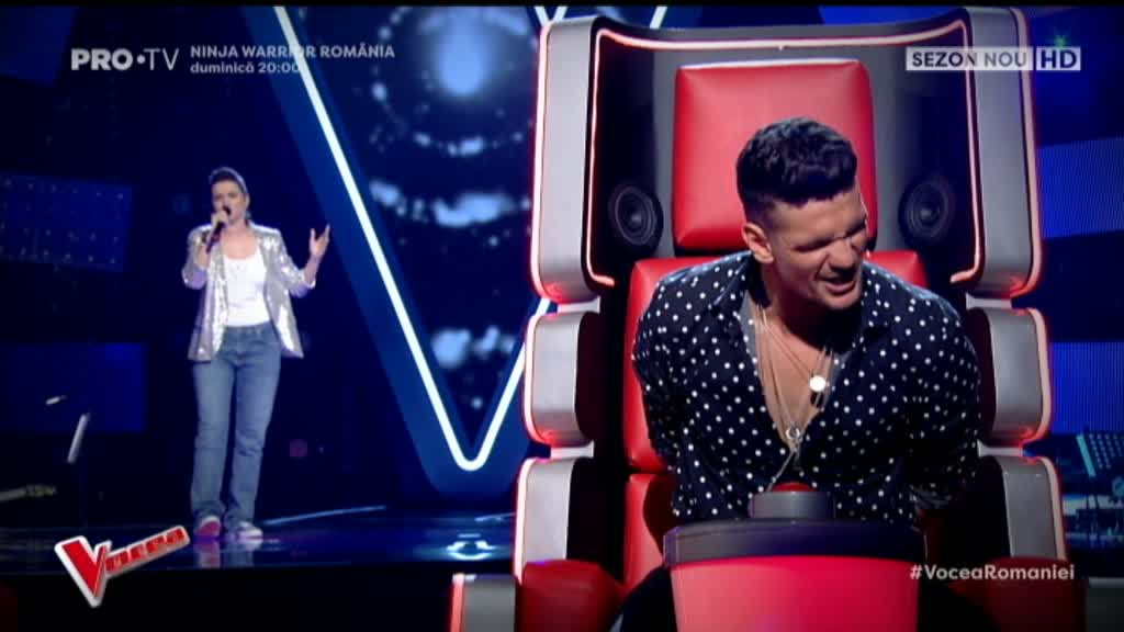 Moment uimitor la ”Vocea României”. Luciana a cântat cu voce de femeie și de bărbat