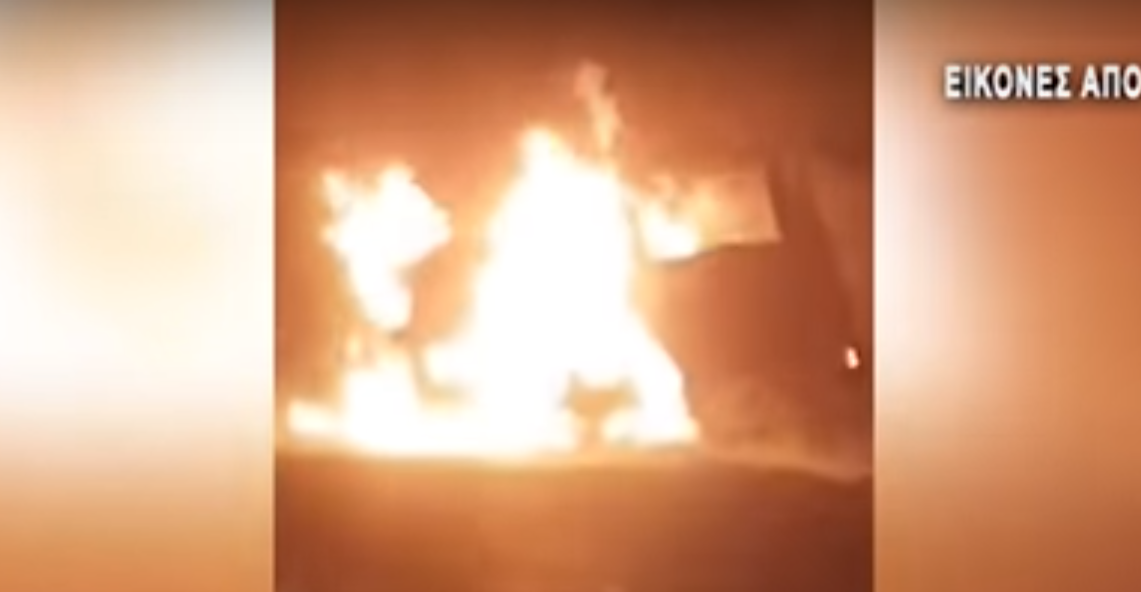 Cel puțin 11 migranți arși de vii într-un accident, în Grecia. VIDEO