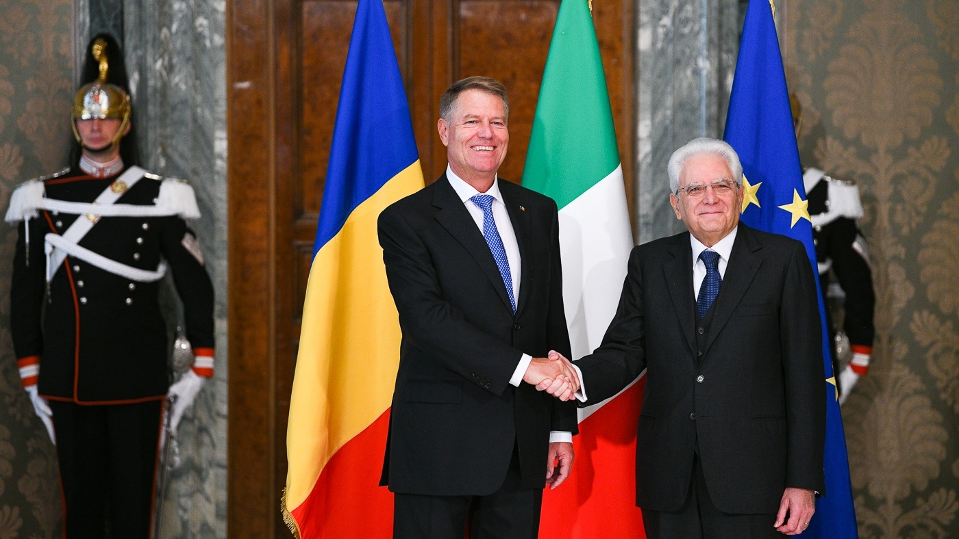 Klaus Iohannis Sergio Mattarella - 2