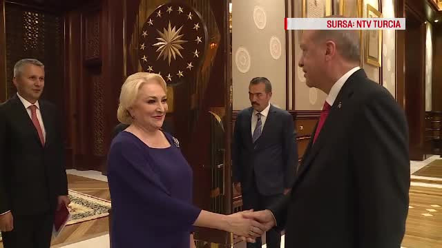 Dialogul în engleză Dăncilă - Erdogan. Turcii au publicat imaginile cu sunet, România fără