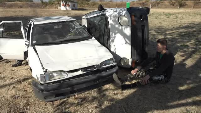 Exercițiu pentru testarea reacției la accidente. Câți au oprit să ajute
