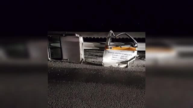 ANIMAŢIE GRAFICĂ: Cum a avut loc accidentul produs de un şofer de ambulanţă beat