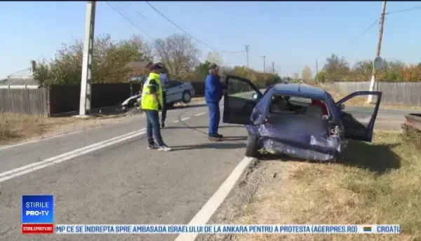 Accident violent cu 6 răniți în Dâmboviţa. Greșeala comisă de șofer