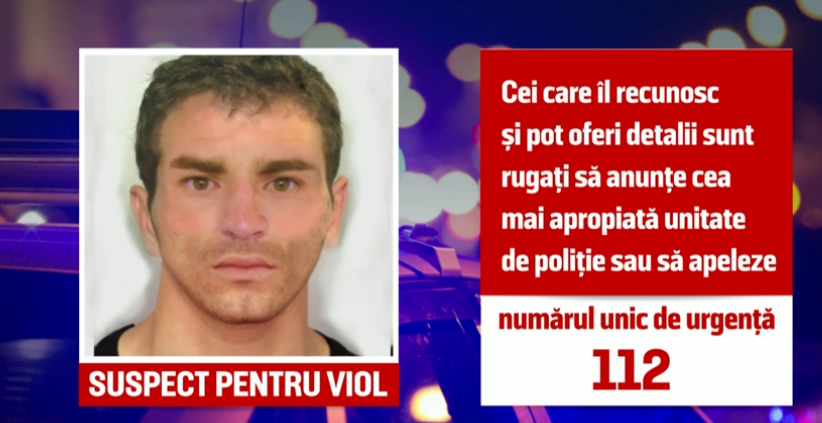 Polițiștii bucureșteni fac apel la cetățeni pentru găsirea unui bărbat suspectat de viol