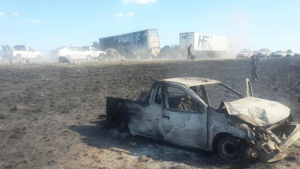 Accident cu cel puţin 20 de morţi, din cauza unui camion care a ajuns pe contrasens