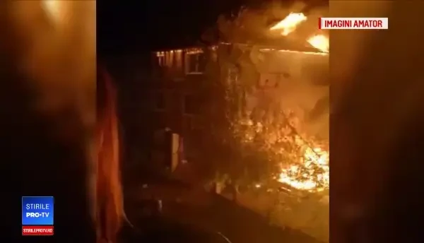 La un pas de o tragedie de proporții în Timișoara. Scene de haos după ce un hotel a luat foc