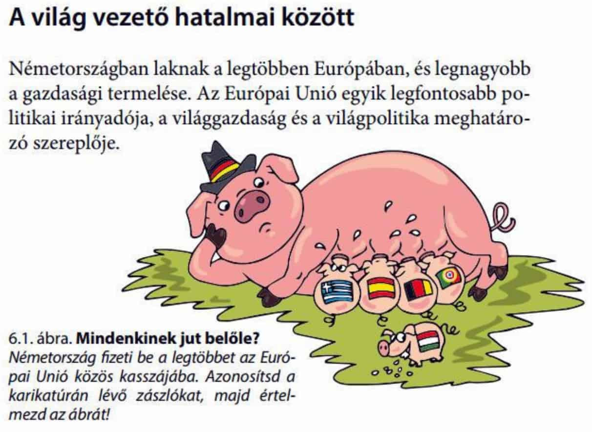 Manual de Geografie din Ungaria: Transilvania e casa maghiarilor, Germania este scroafa care nu hrănește Budapesta