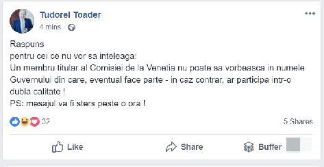 mesaj tudorel toader