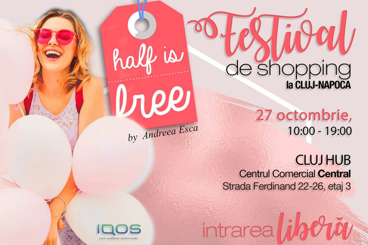 Half Is Free revine la Cluj, pe 27 octombrie, într-o nouă locație – Cluj Hub