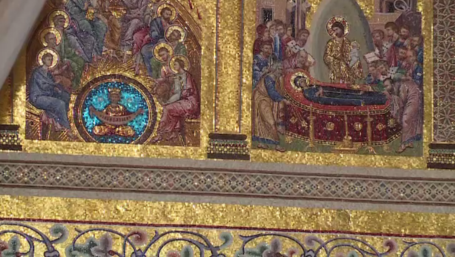 Mozaic, marmură și vitralii, în Catedrala Mântuirii Neamului. Cât au costat lucrările până acum