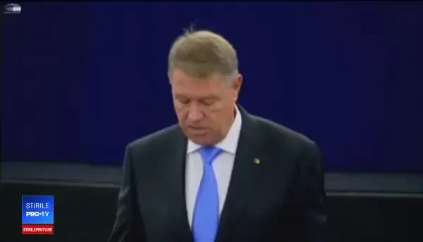 Discursul lui Iohannis în Parlamentul European: Românii și-au făcut auzită vocea ca să apere statul de drept