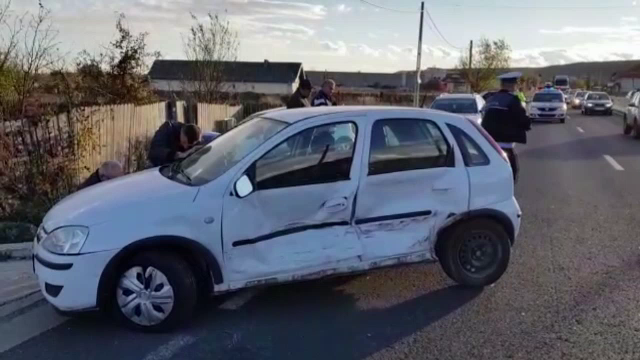 Ce a pățit un șofer care a provocat un accident în lanț între Pitești și Câmpulung