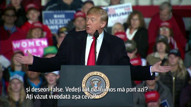 Reacția lui Trump, după ce a fost trimisă o bombă la CNN: „Vedeți ce frumos mă port azi?”