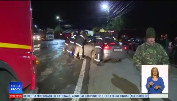 Un fost primar a provocat un accident în lanț: ”Se clatină, sigur era băut
