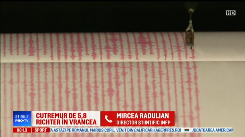 Mircea Radulian: ”Statistic, și acum poate să vină un cutremur mare, de peste 7”