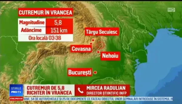 Reacția lui Radulian la știrea falsă de pe Facebook, despre predicția cutremurului