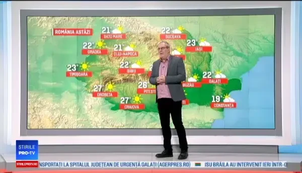 Maxime până la 28 de grade în unele zone ale țării. Vreme neobișnuit de caldă pentru această perioadă