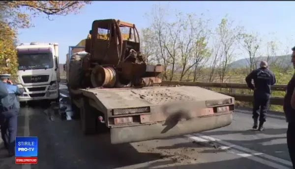 Două accidente grave în mai puțin de o oră, pe DN7. Șoseaua, plină de probleme