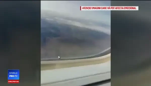 Filmul evenimentelor din avionul Blue Air care a aterizat de urgenţă. ANIMAŢIE GRAFICĂ