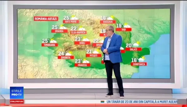 Joi, temperaturile scad chiar și cu 10 grade. Prognoza până duminică