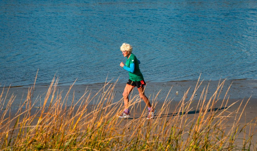 Maratonista octogenara